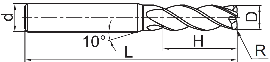 GM-4R-D3.0R0.2 KMG303 (ZCC-CT) фреза
