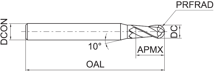 HMX-2B-R1.5 KMG555 фреза