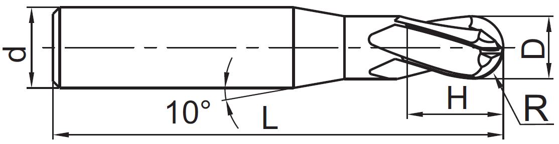 GM-4BL-R2.0 KMG303 (ZCC-CT) фреза