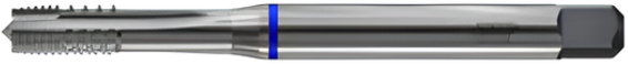 Метчик (TC622136) шахматный SPIRAL POINT HSS-E DIN371 для метрич. резьбы ISO-DIN 13,  M2X0.4 6H 45