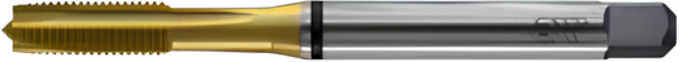 Метчик (TD814286)  HSS-E DIN371 для метрической резьбы ISO-DIN 13 с покрытием TiN M5X0.8 6H 70.0L