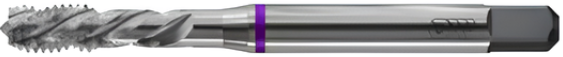 Метчик (TR833176)  HSS-PM DIN371 SPIRAL FLUTE TAP M2.5X0.45X6HX50.0 (YG-1)