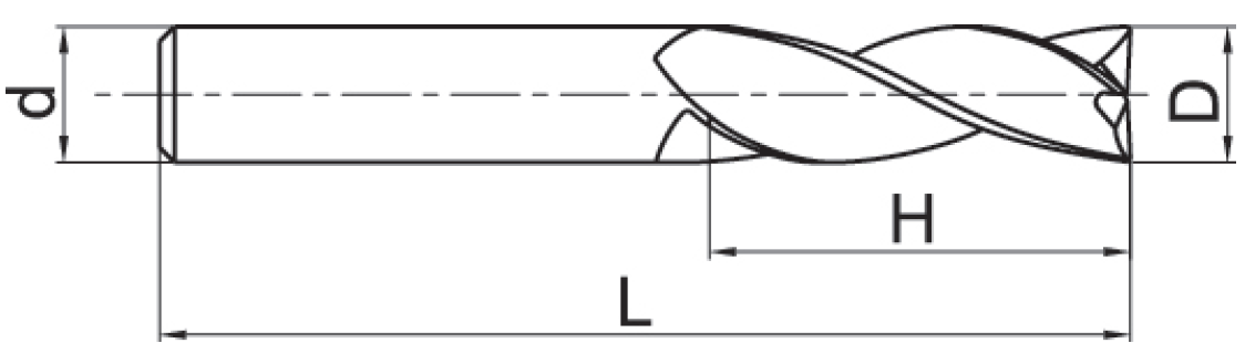 AL-3E-D16.0 YK30F (ZCC-CT) фреза