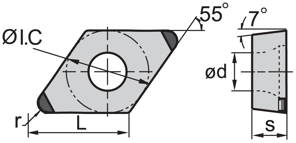 DCGW 11T304S01025-2 YCB131 пластина