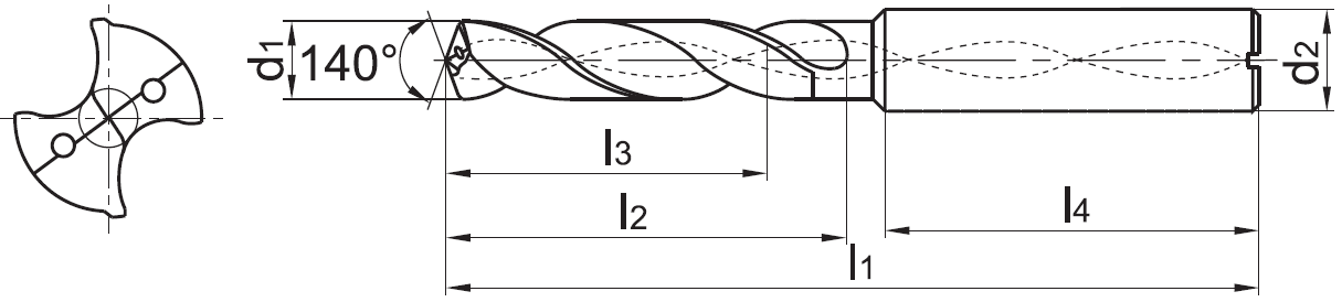 1536SU05C-0600 KDG303 сверло