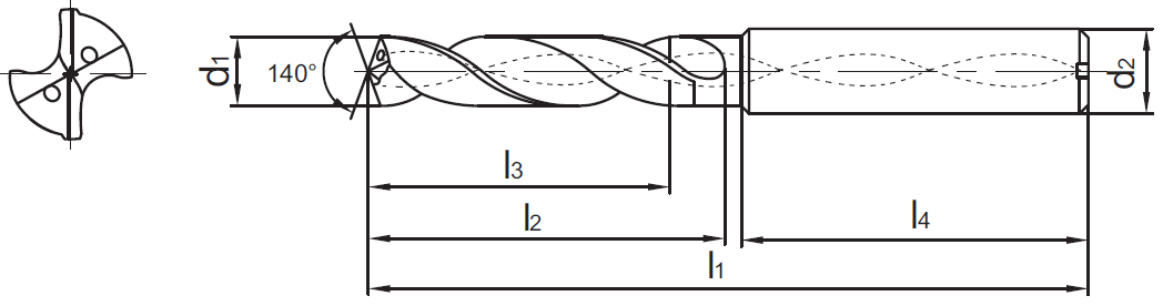 1534UD03C-0300 KDG305 (ZCC-CT) сверло