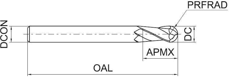 HMX-2B-R6.0 фреза