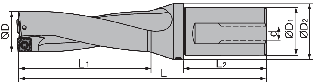 ZTD05-550-XP40-SP09-04 сверло