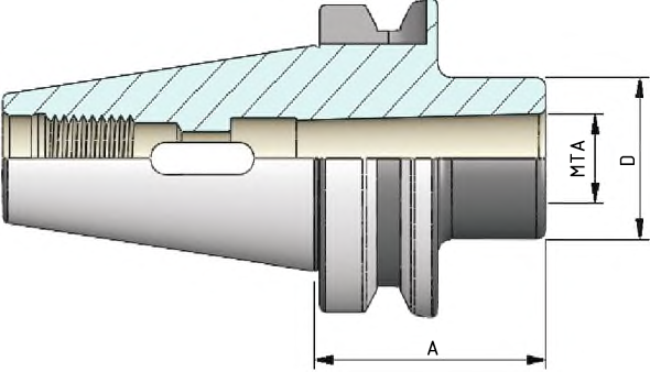 BT40-MTA2-50 оправка