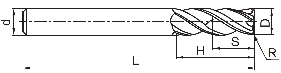 UM-4R-D20.0R3.0 KMG405 фреза