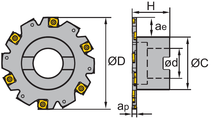 SMP01-125*6-B40-SN12-12 фреза (ZCC-CT)