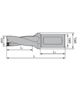 Сверло ZSD03-200-XP25-SP06-02 20 мм