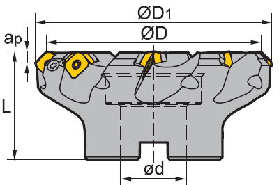 FMA01-125-B40-SE12-08 фреза