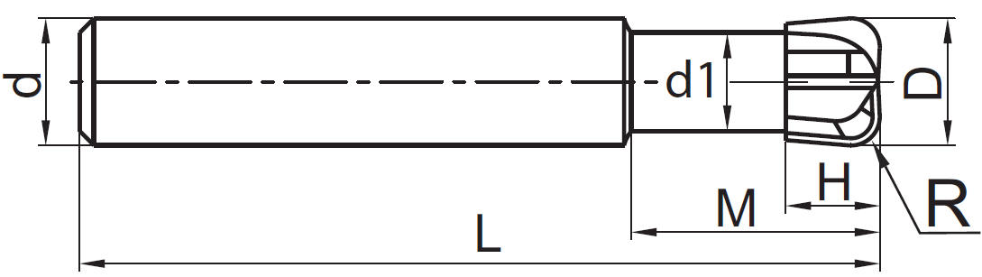 PM-4H-D8.0 R2.0  KMG405 (ZCC-CT) фреза