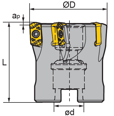 XMR11-040-A16-EN12-05C  фреза