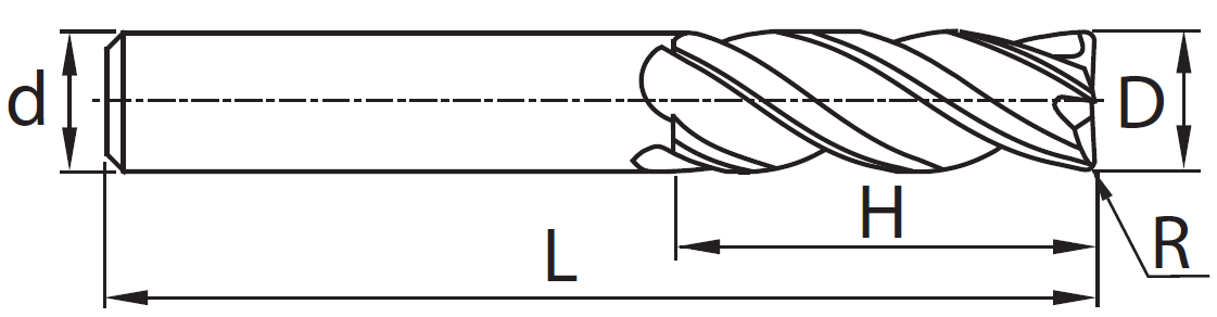 VSM-4R-D10.0R1.0 KMG405 фреза