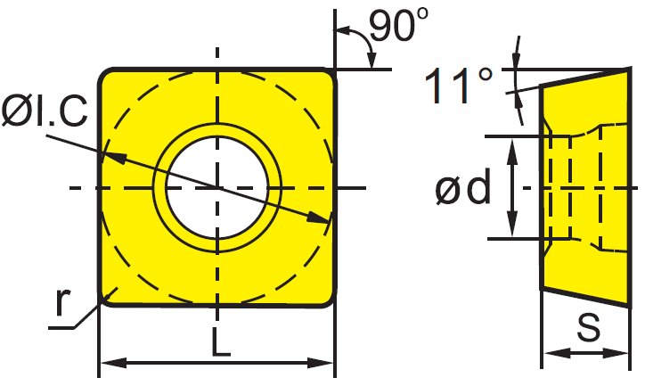 SPMT 120408 YBC301 пластина