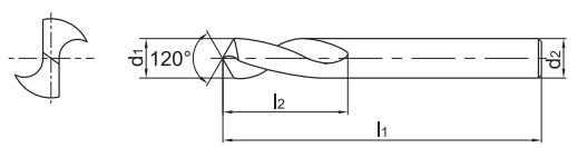 1143SC120-0500 KDG303 сверло