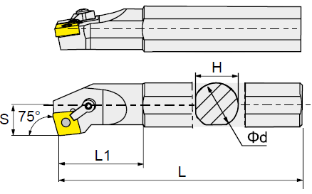 S32S-MCKNR12 державка
