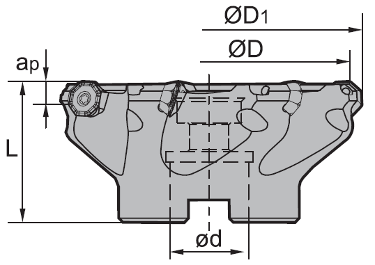 FMA04-050-A22-OF05-05 фреза