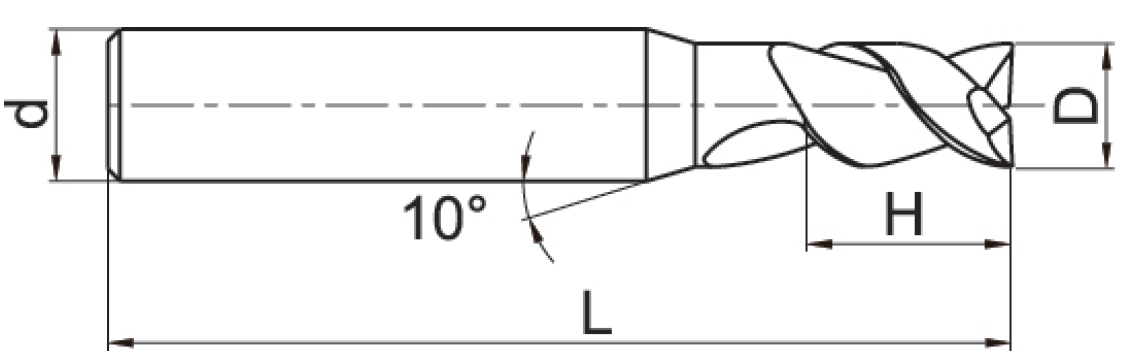 AL-2EL-D3.0 фреза