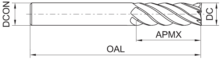 HMX-6EL-D8.0KMG 555 фреза