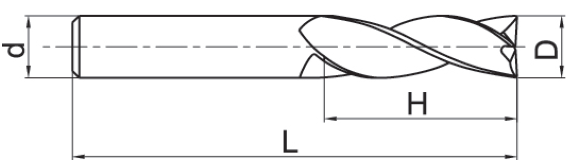 AL-3EL-D20.0YK30F фреза