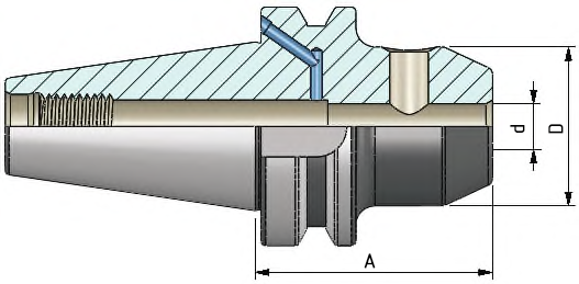 BT40-SLA20-100 оправка