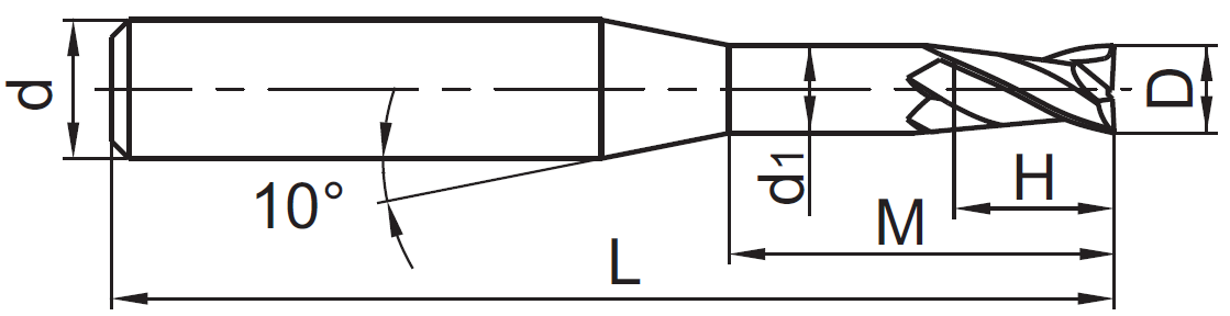 GM-2EP-D4.0-M20 фреза