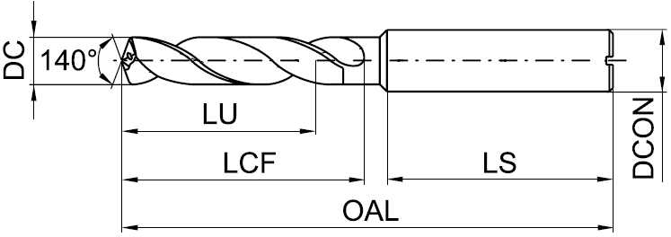 1534ST03-0250 KDG303 (ZCC-CT) сверло