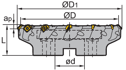 FMA01-200-C60-SE12-12 фреза