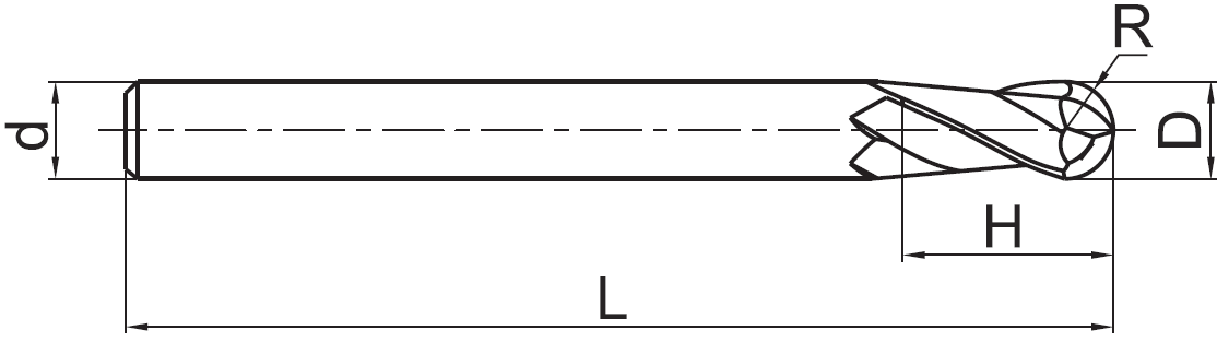 PM-2BL-R4.0 фреза