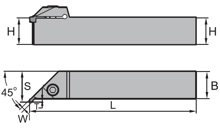 QXKD 3232L04-45 резец