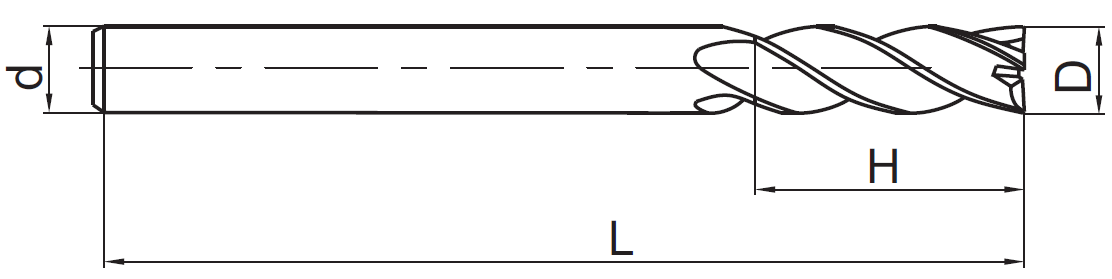 HM-4EL-D6.0 KMG555 фреза