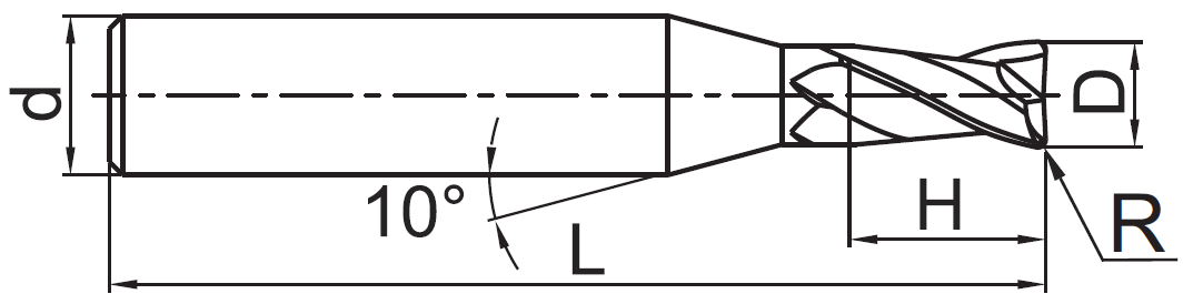 GM-2R-D12.0R1.0 KMG303 фреза