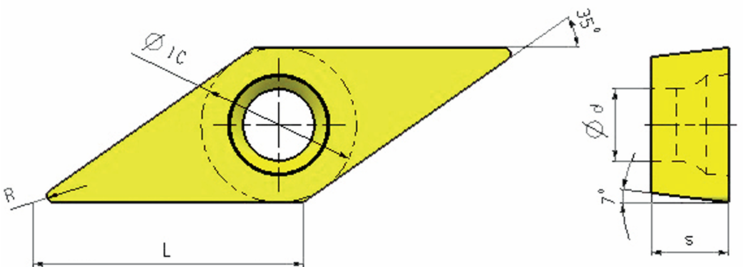 VCMT 160404-EM YBM 153 (ZCC-CT) пластина
