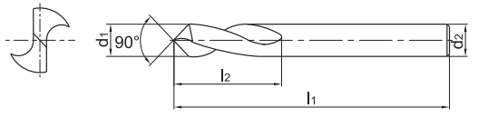 1143SC90-0800KDG303 Сверло