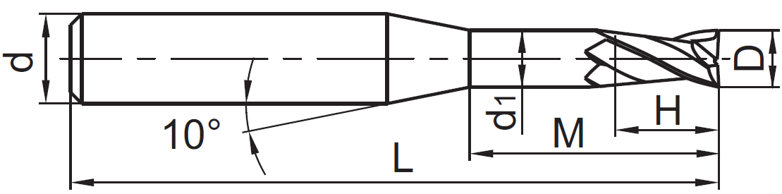 NM-2EP-D1.5-M08 KMG 309 фреза