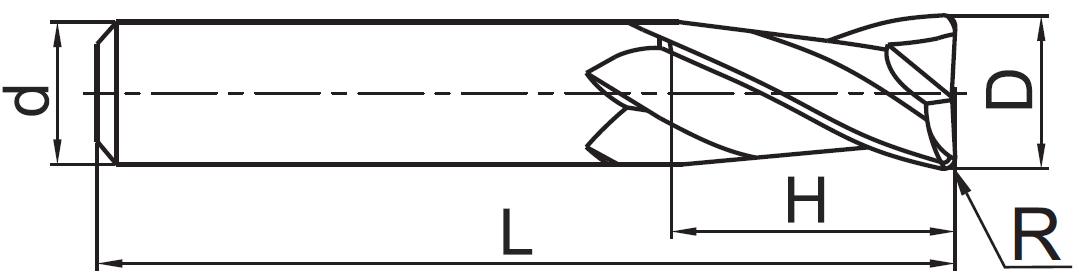 PM-2R-D12.0R1.0 KMG405 фреза