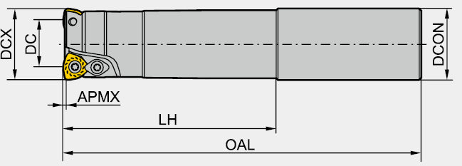 XMR01-032-G32-WP06-03C-L корпус фрезы