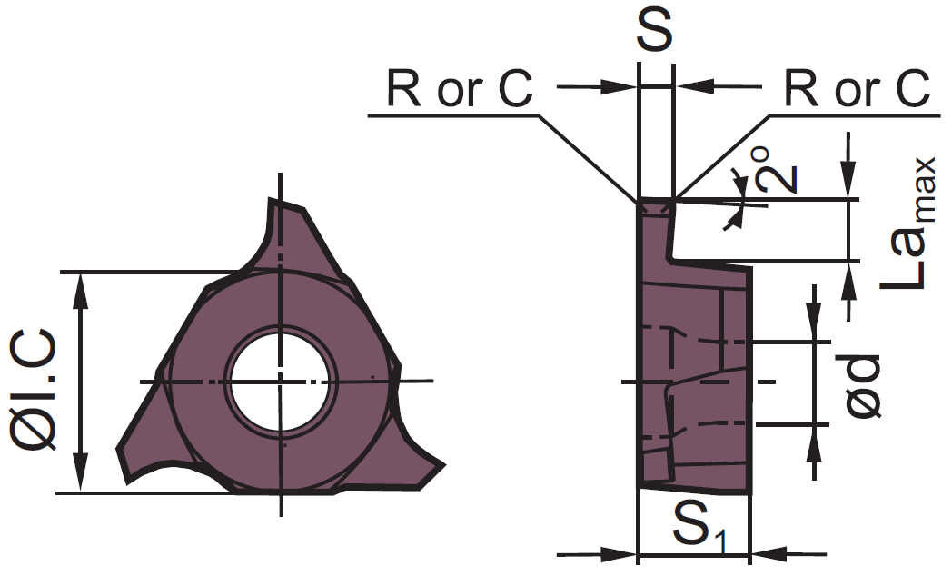 QC16L200-R02YBG205 (ZCC-CT) пластина