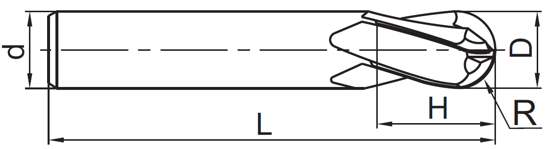 HM-4B-R4.0 KMG555(ZCC-CT) фреза