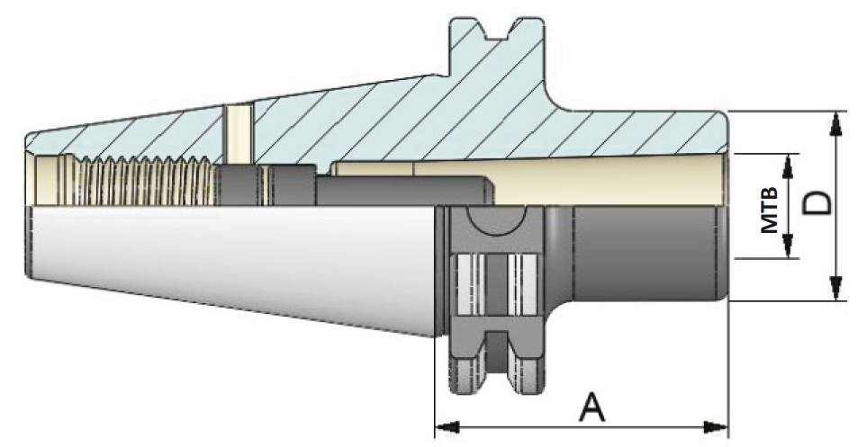SK40-MTB3-70 Оправка