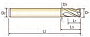 Фреза X5070 4FL STUB E/M 2X6X2(5)X50 (YG-1)
