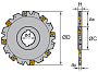 SMP01-100*8-K27-SN12-10 фреза