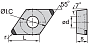 DCGW 11T304S01025-2 YCB131 пластина