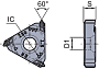 Z16IR2.0ISOPP YBG205 (ZCC-CT) пластина