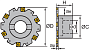 SMP01-125*6-B40-SN12-12 фреза (ZCC-CT)