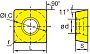 SPMT 120408 YBC301 пластина