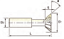 Фреза HSSCO5(M35) 12FL D CUTTER SH 38X16X16X80X60˚ (YG-1)